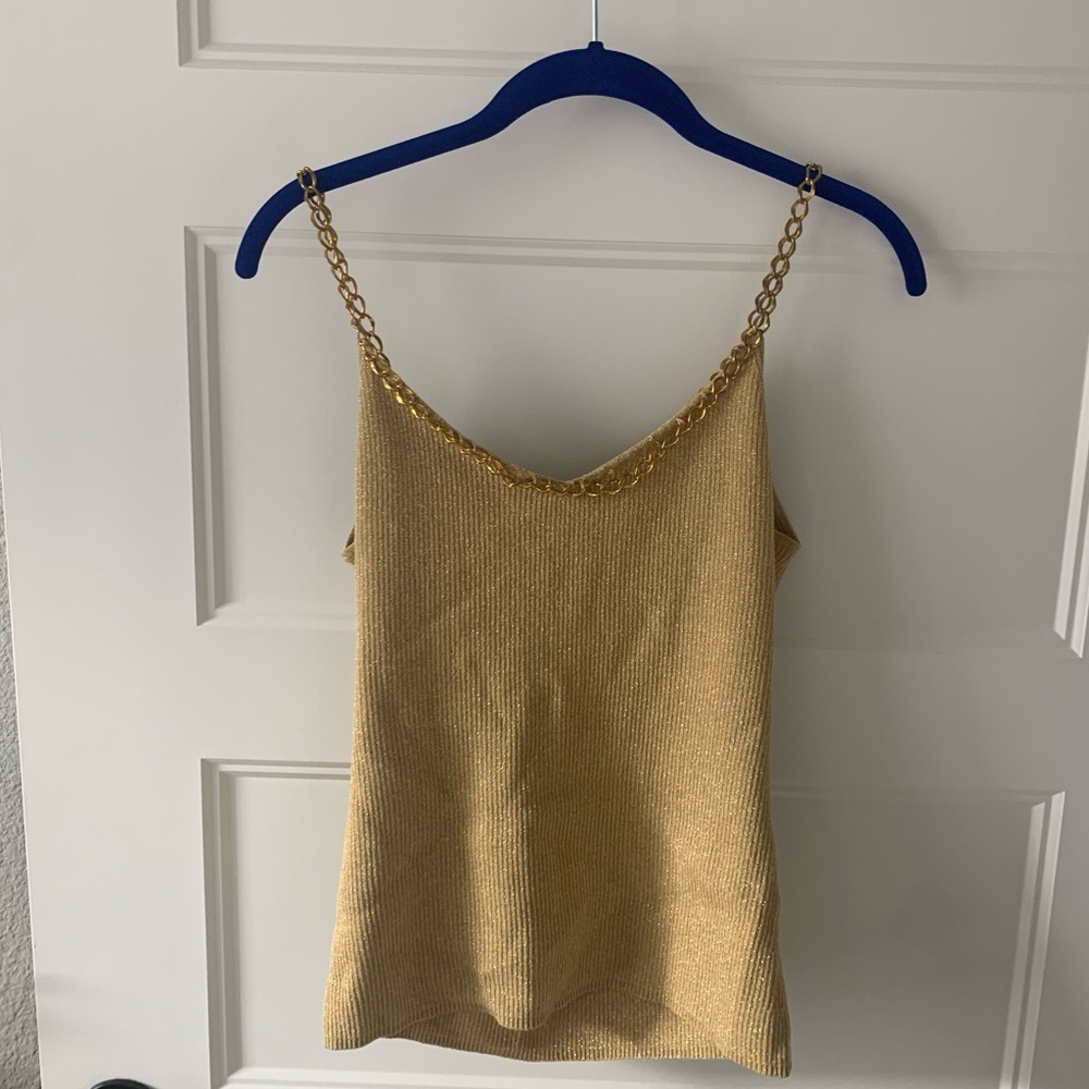 Gold Chain Tank Top